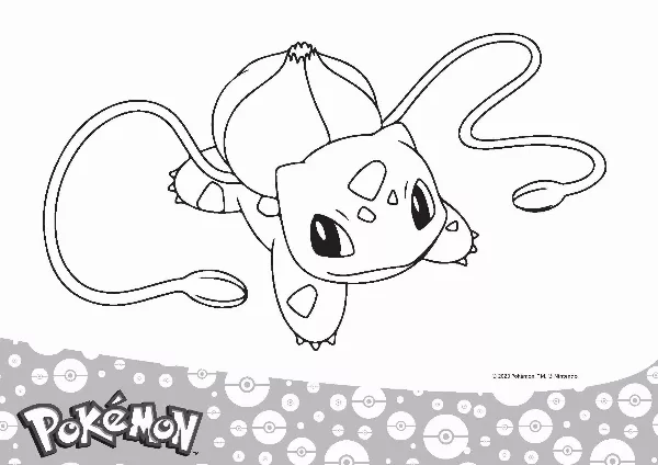 Bulbasaur Colouring Sheet